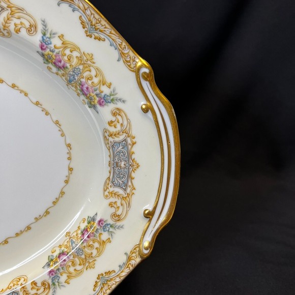 Vtg Noritake Grandeur 13.75" Oval Serving Platter Japan - Picture 4 of 7